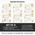 mothers day event social media post templates